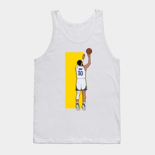 Steph Curry Jumpshot Abstract Tank Top